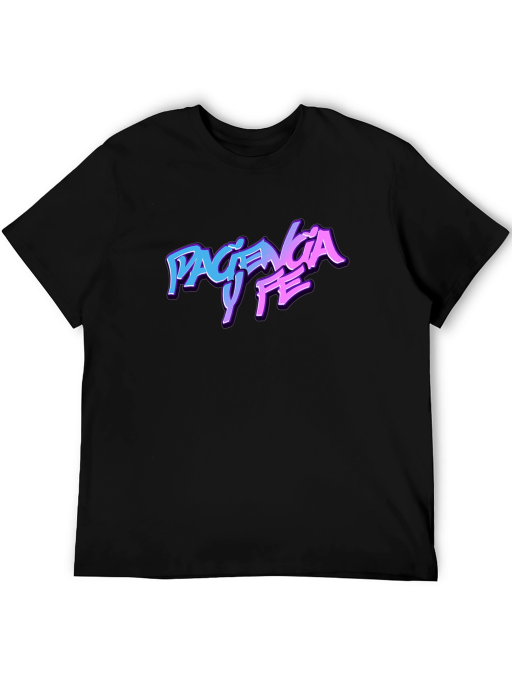 Paciencia y Fe Graphic Tee - Trendy Streetwear