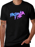 Paciencia y Fe Graphic Tee - Trendy Streetwear