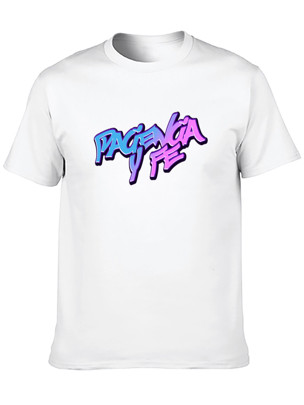 Paciencia y Fe Graphic Tee - Trendy Streetwear
