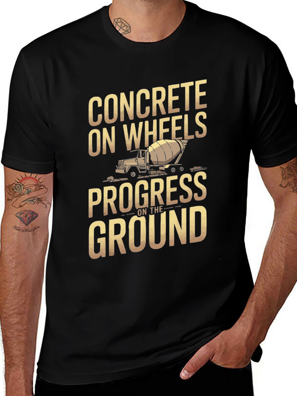 Concrete On Wheels Graphic T-Shirt