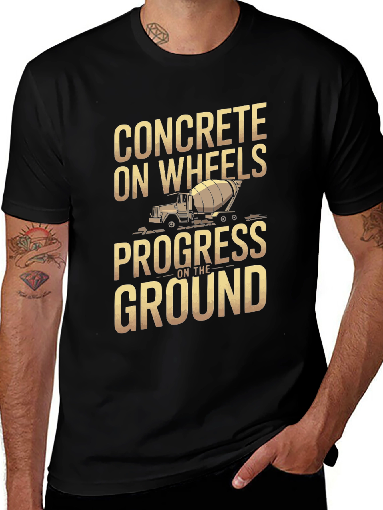 Concrete On Wheels Graphic T-Shirt
