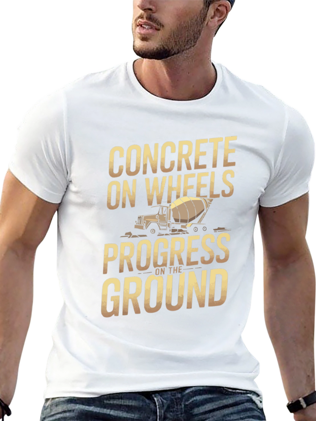 Concrete On Wheels Graphic T-Shirt