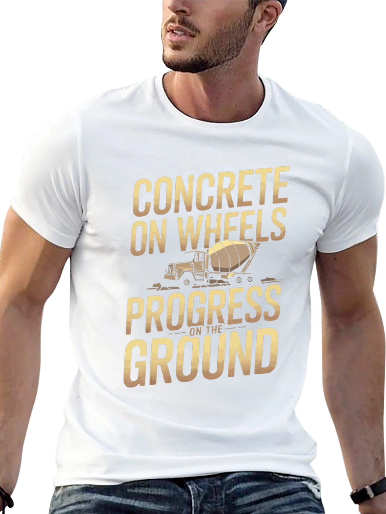 Concrete On Wheels Graphic T-Shirt