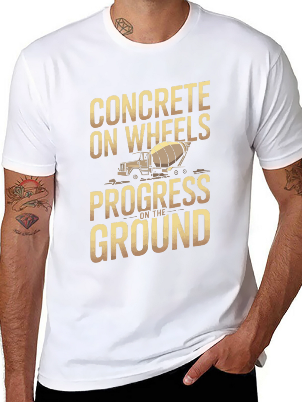 Concrete On Wheels Graphic T-Shirt