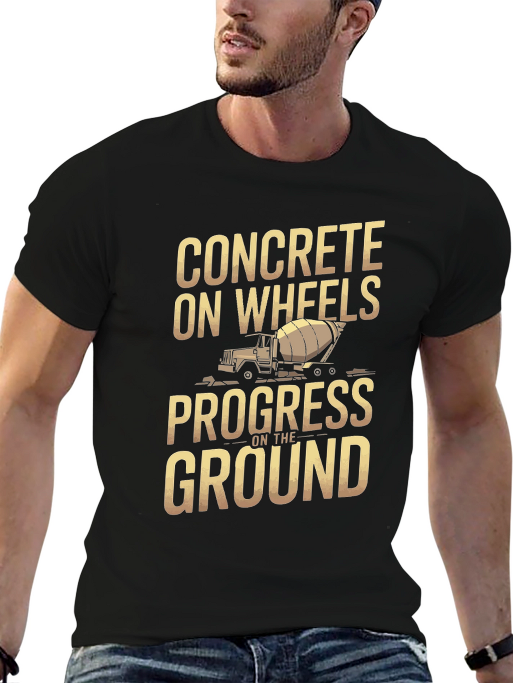 Concrete On Wheels Graphic T-Shirt
