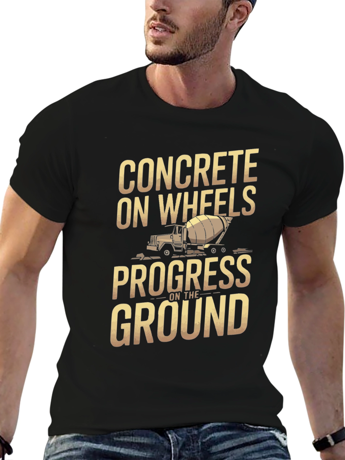 Concrete On Wheels Graphic T-Shirt