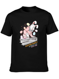 Easter Bunny DJ Black T-Shirt