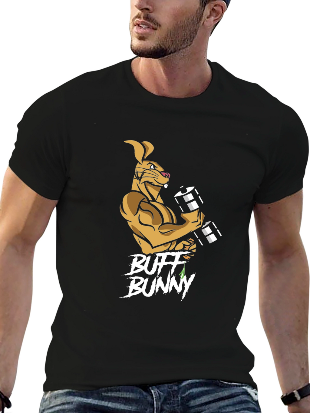 Buff Bunny Black T-Shirt