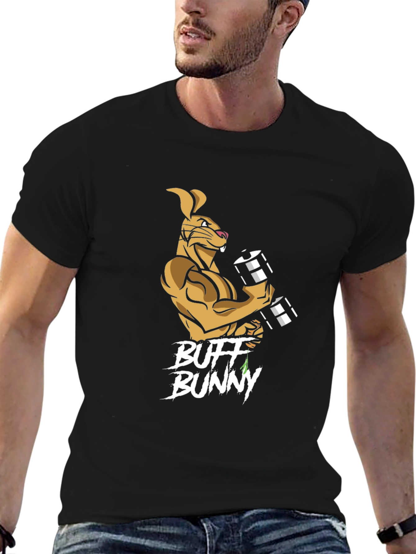 Buff Bunny Black T-Shirt