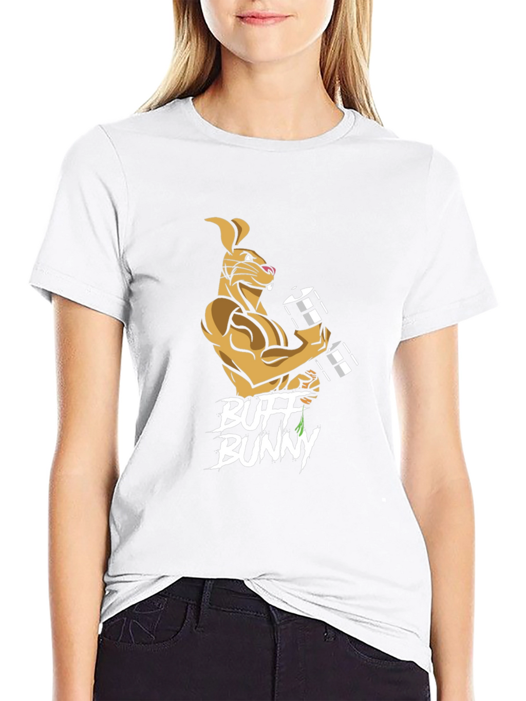 Buff Bunny Black T-Shirt