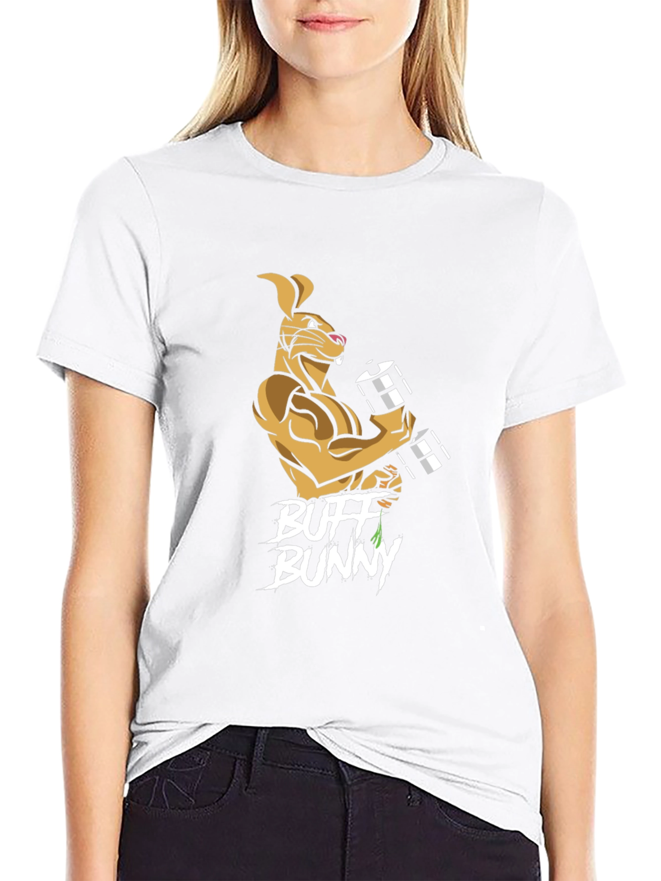 Buff Bunny Black T-Shirt