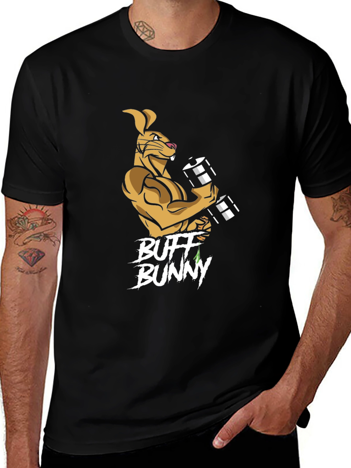 Buff Bunny Black T-Shirt
