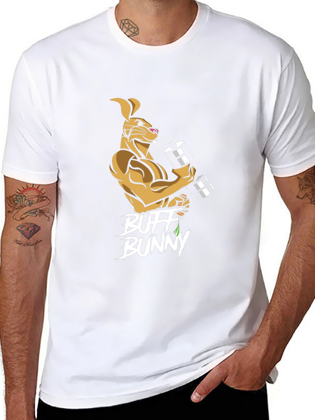 Buff Bunny Black T-Shirt