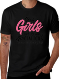 Some Girls Love Beards and Tattoos Graphic Tee
