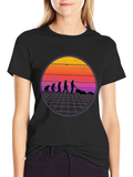 Retro Evolution Lawn Care T-Shirt