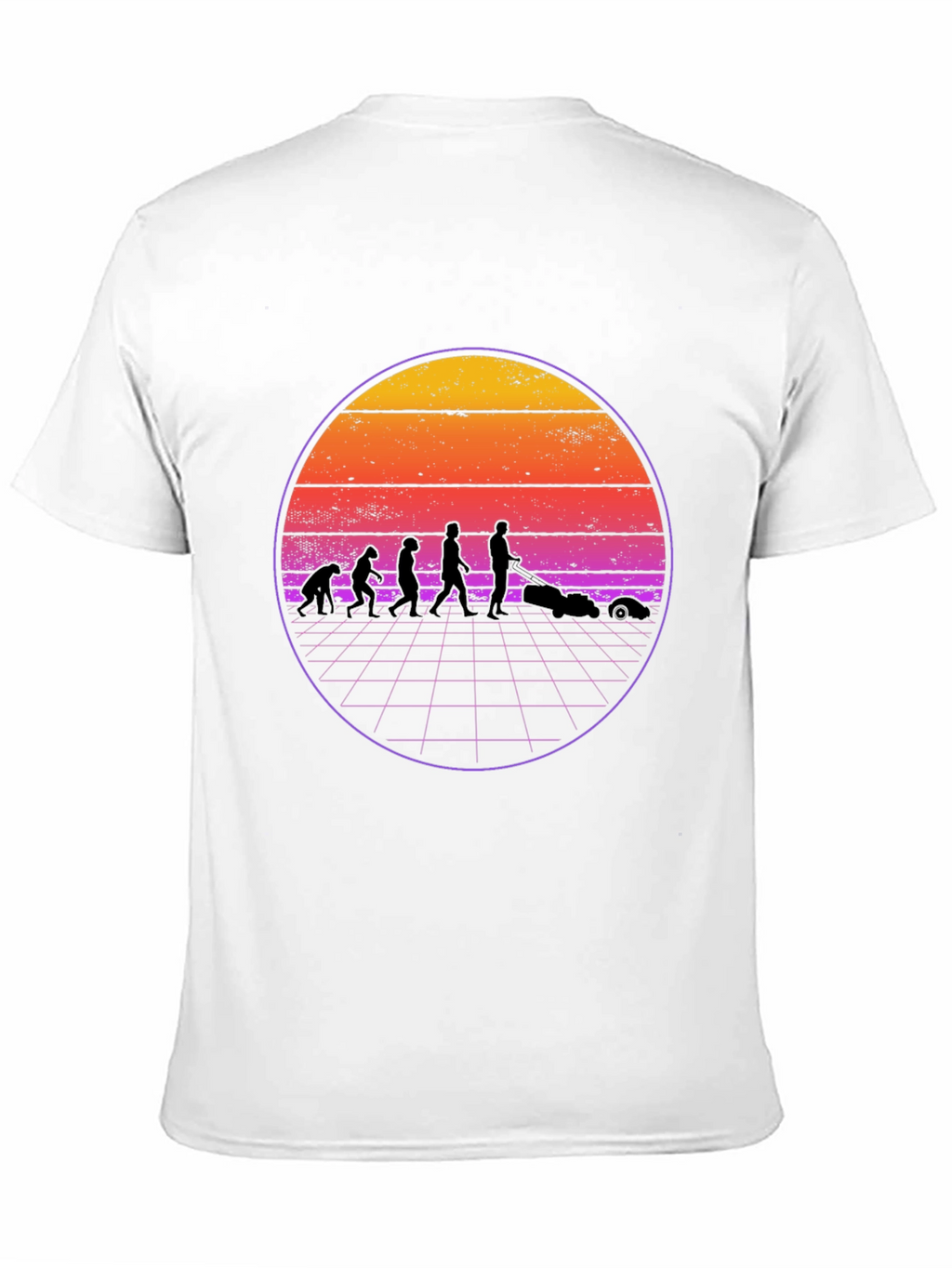Retro Evolution Lawn Care T-Shirt