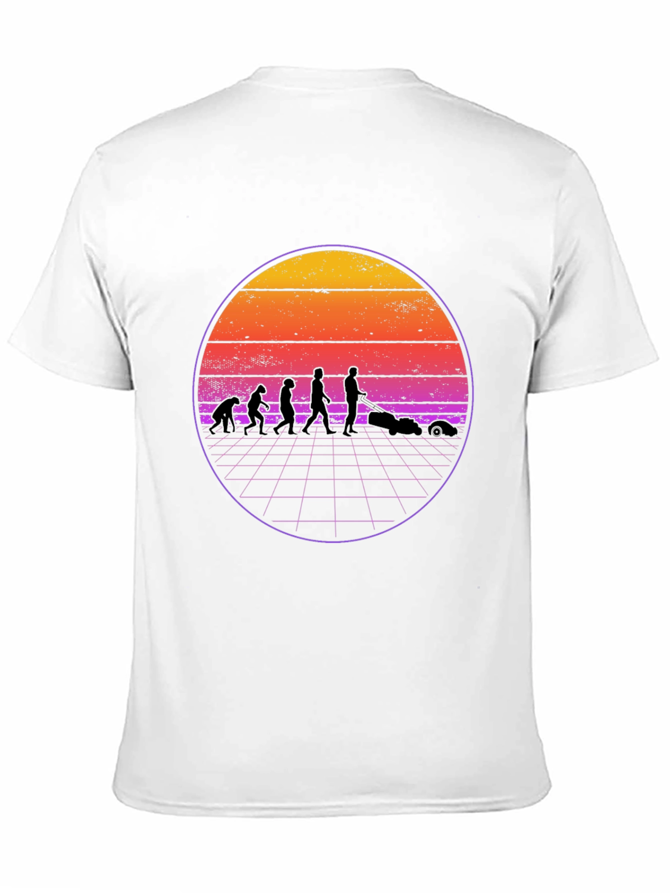 Retro Evolution Lawn Care T-Shirt