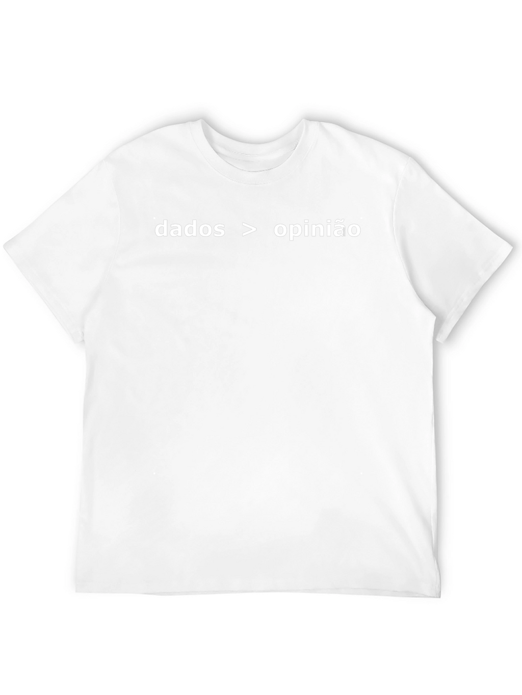 Dados > Opinião Black T-Shirt - Data Driven Design