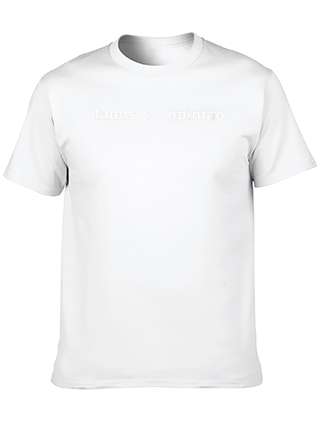 Dados > Opinião Black T-Shirt - Data Driven Design