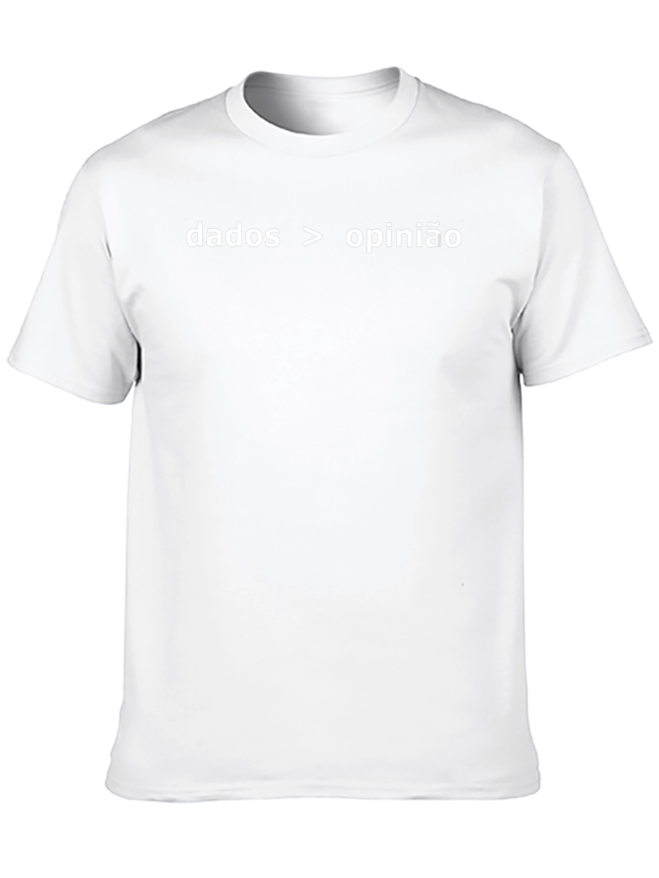 Dados > Opinião Black T-Shirt - Data Driven Design