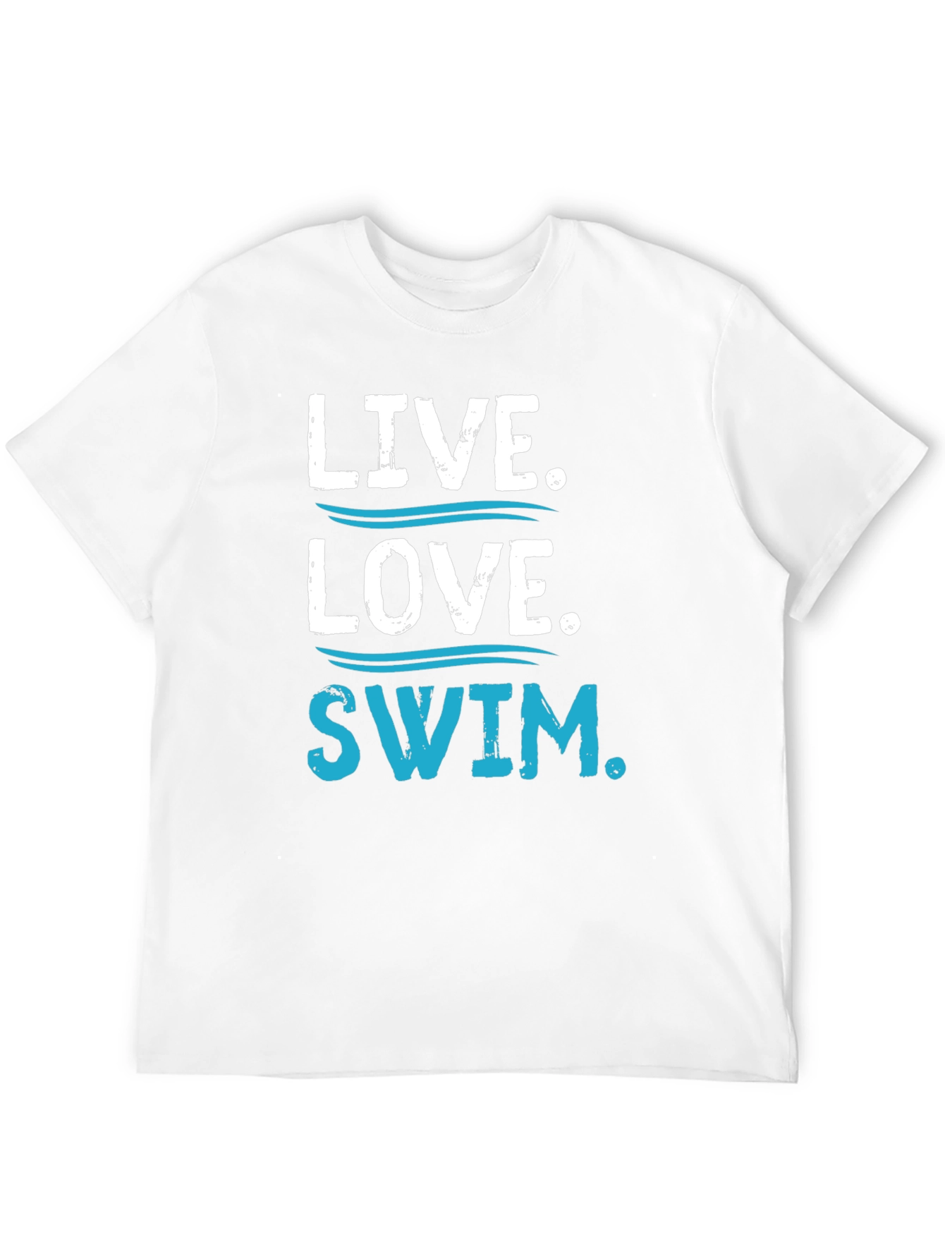 Live Love Swim Graphic Tee - Comfortable Fit