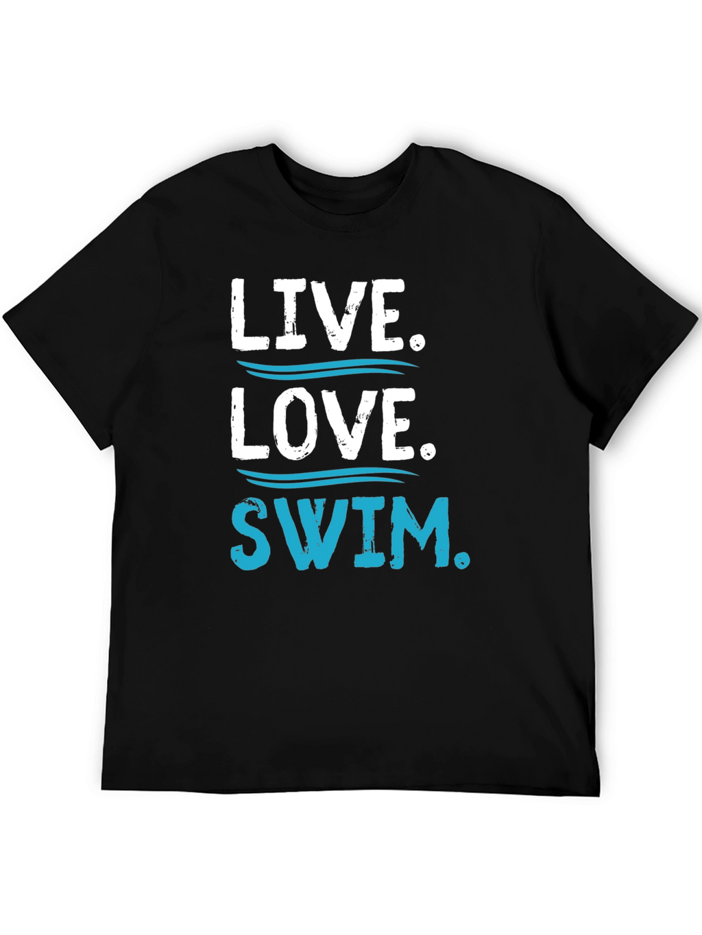 Live Love Swim Graphic Tee - Comfortable Fit