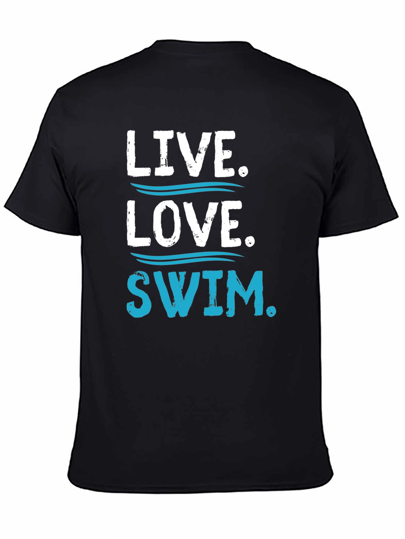 Live Love Swim Graphic Tee - Comfortable Fit