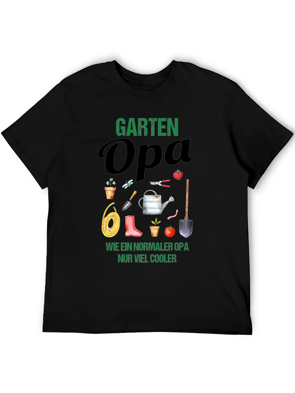 Garten Opa T-Shirt - Cool Gardener Grandfather Tee