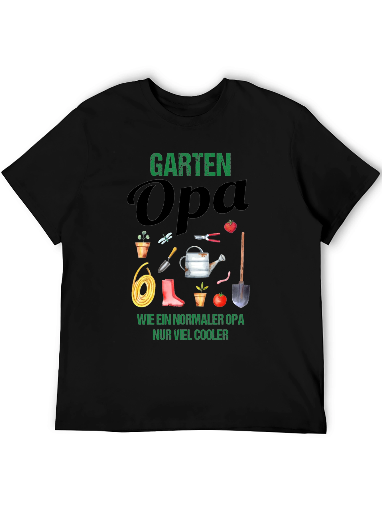 Garten Opa T-Shirt - Cool Gardener Grandfather Tee
