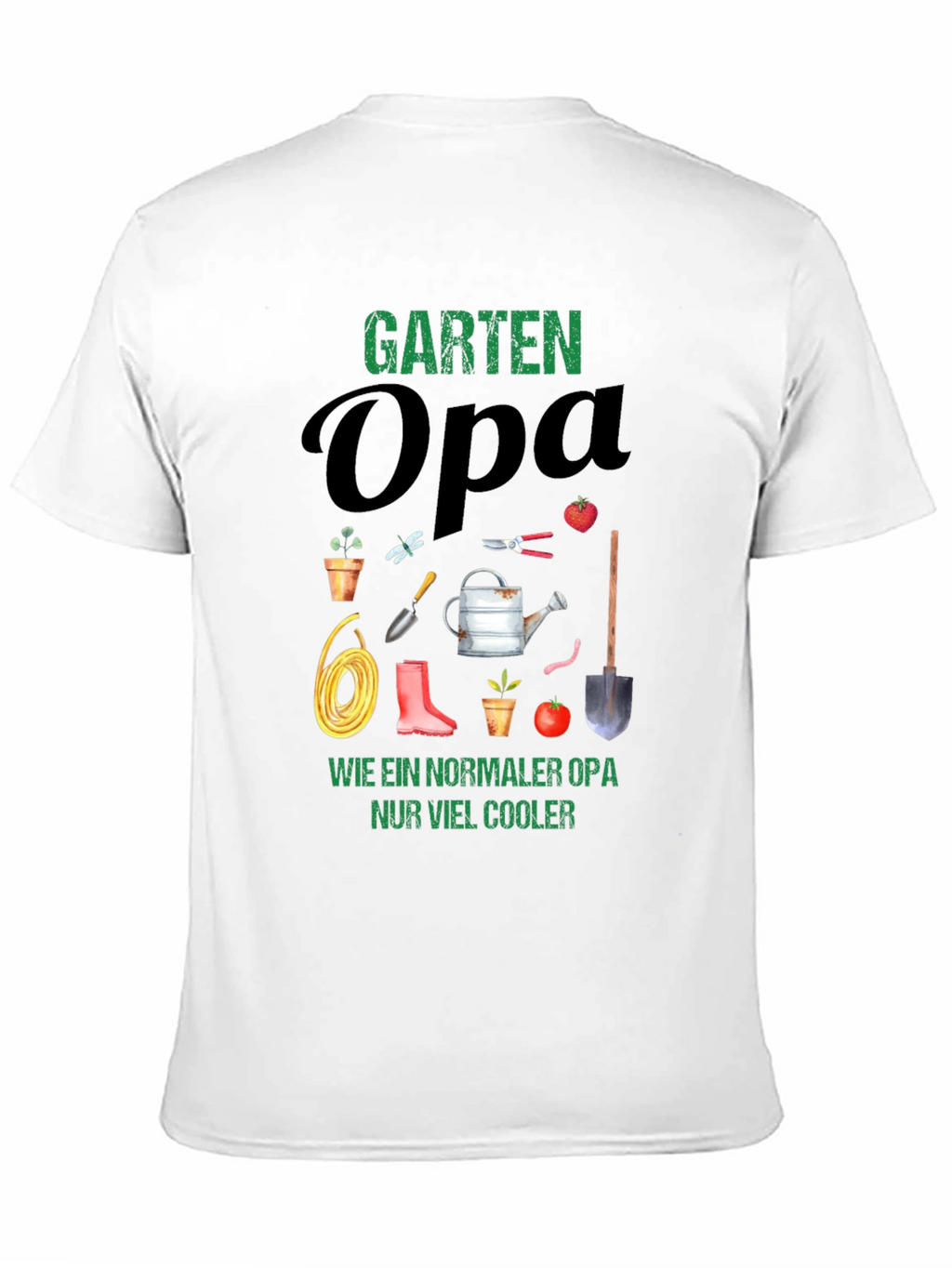 Garten Opa T-Shirt - Cool Gardener Grandfather Tee