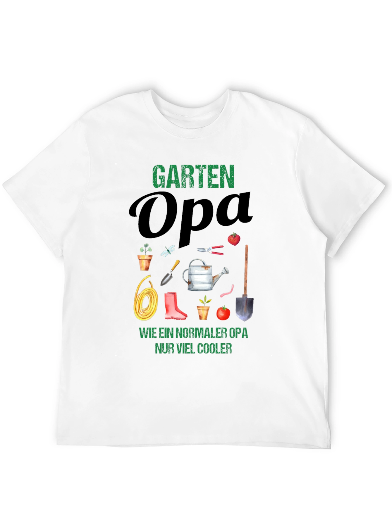 Garten Opa T-Shirt - Cool Gardener Grandfather Tee