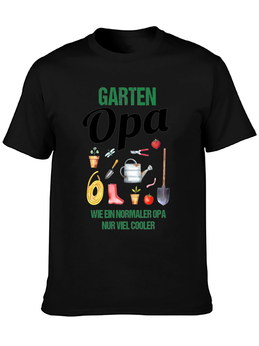 Garten Opa T-Shirt - Cool Gardener Grandfather Tee