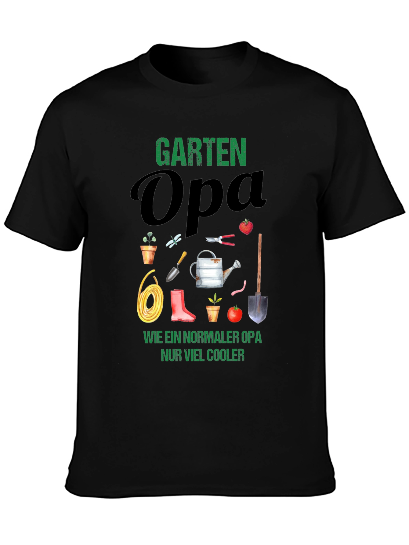 Garten Opa T-Shirt - Cool Gardener Grandfather Tee
