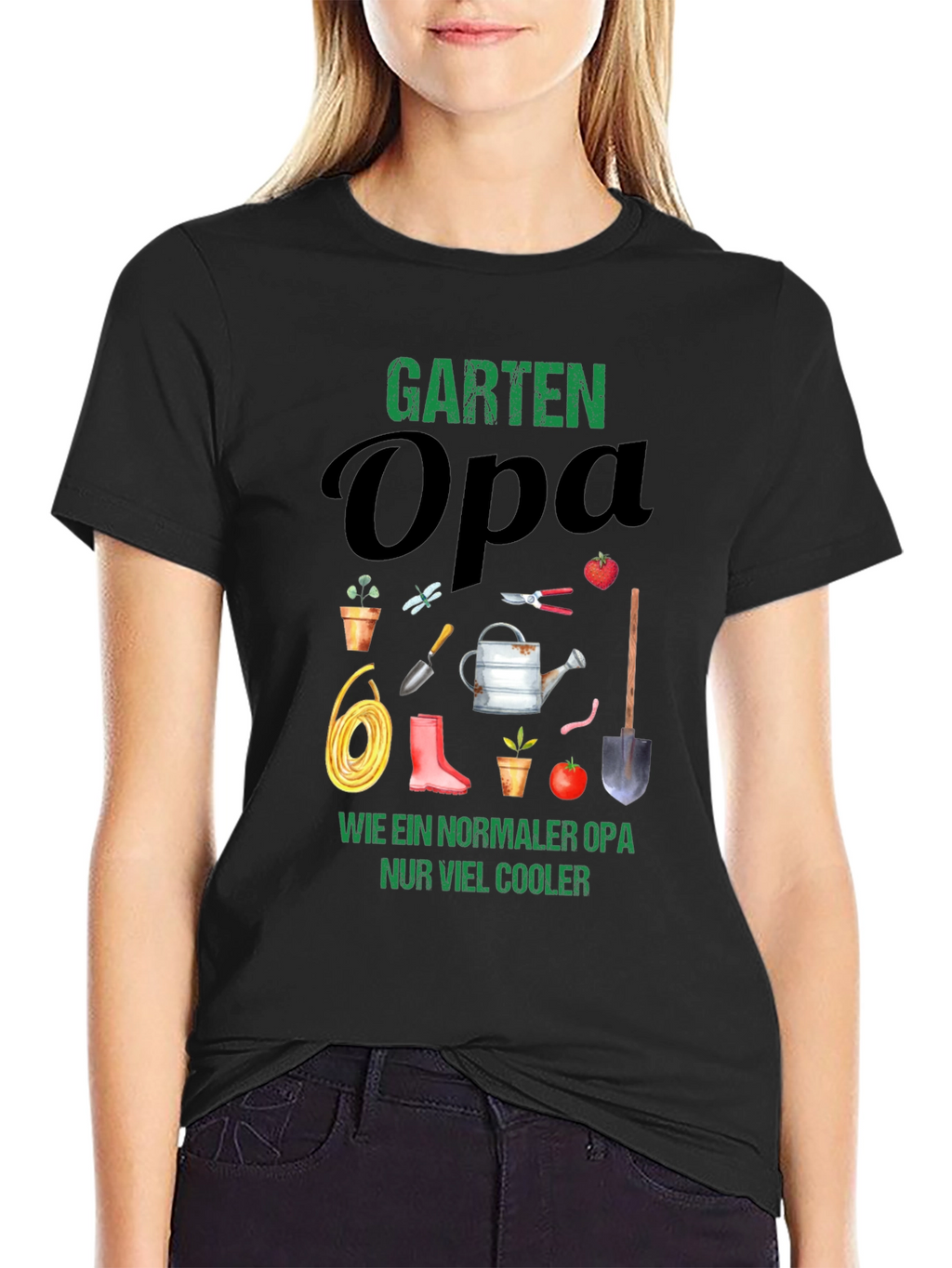 Garten Opa T-Shirt - Cool Gardener Grandfather Tee
