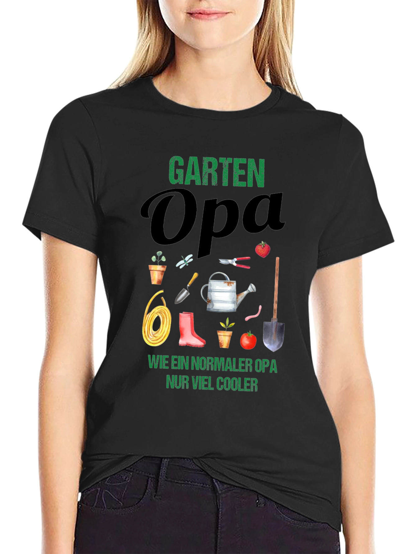 Garten Opa T-Shirt - Cool Gardener Grandfather Tee