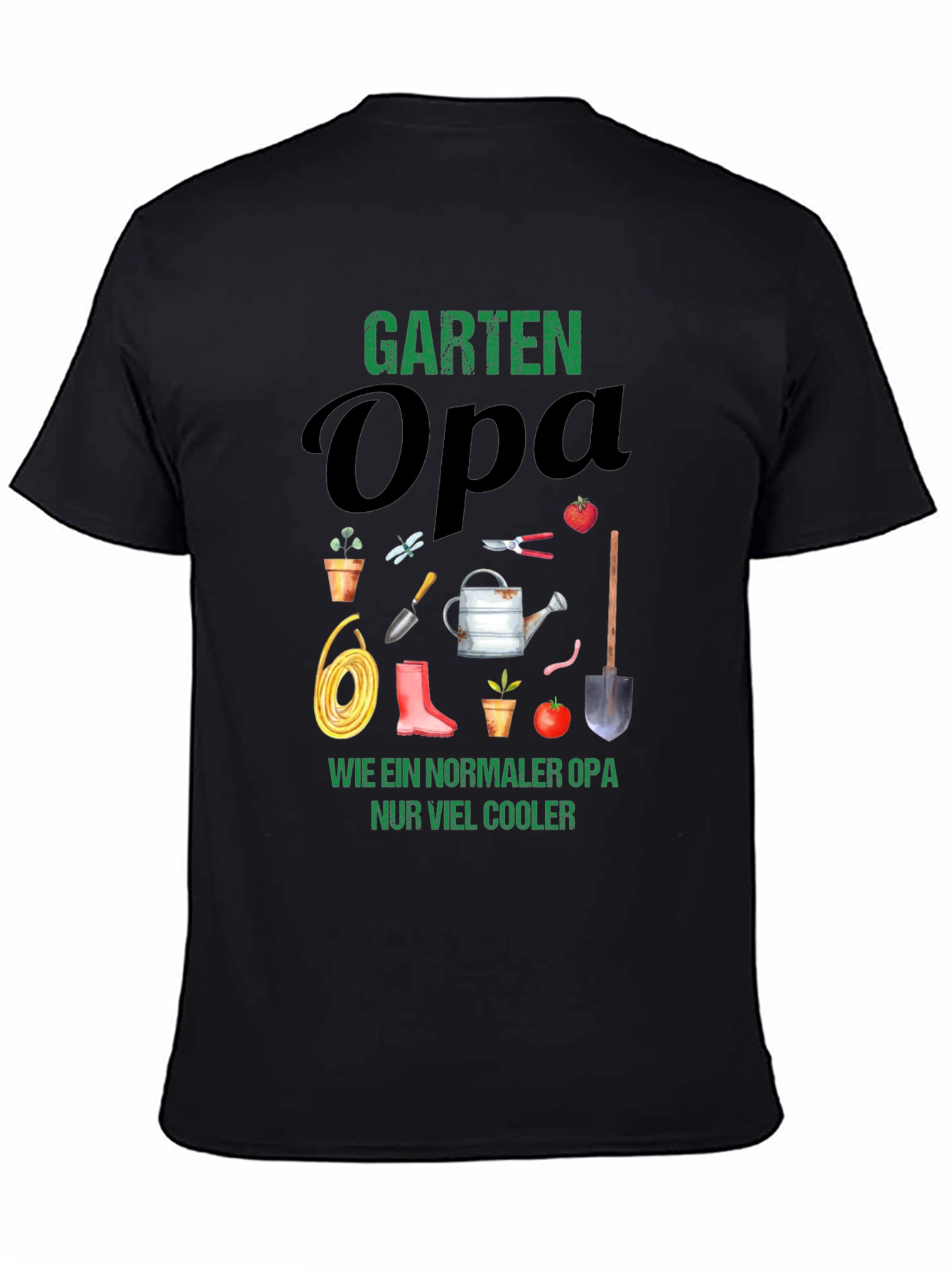 Garten Opa T-Shirt - Cool Gardener Grandfather Tee