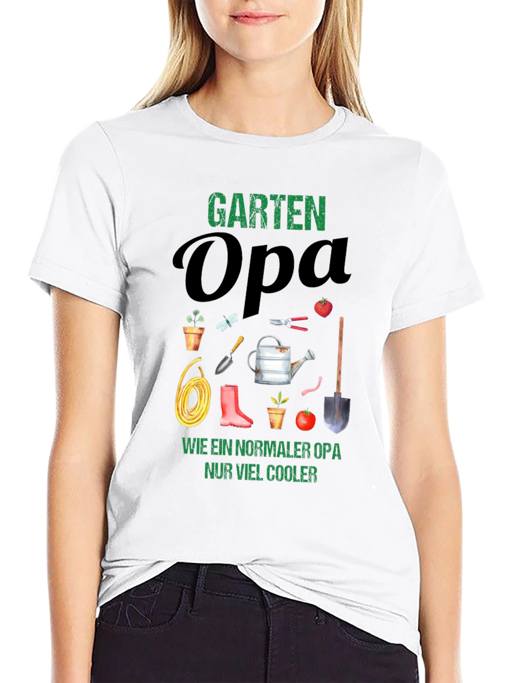 Garten Opa T-Shirt - Cool Gardener Grandfather Tee