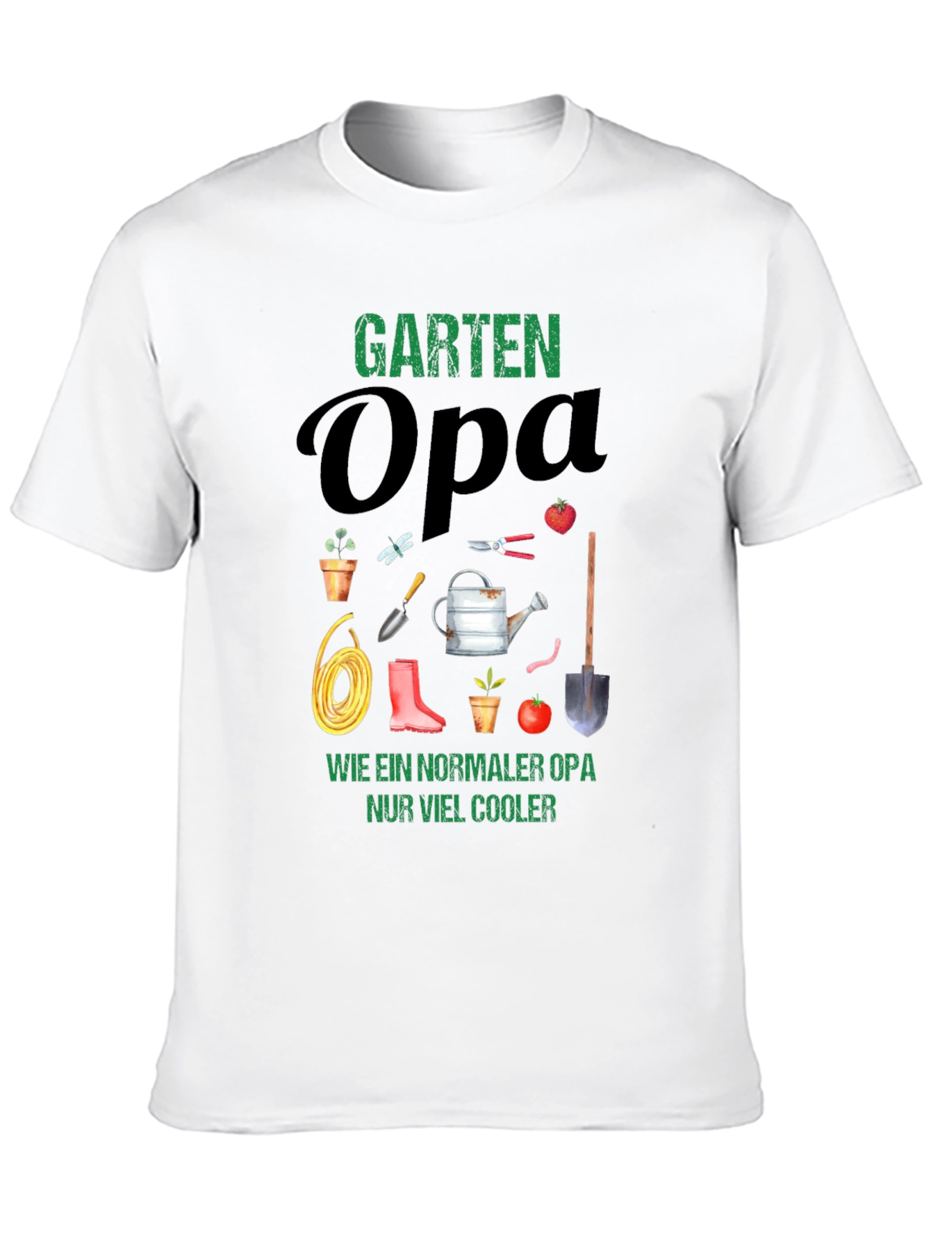 Garten Opa T-Shirt - Cool Gardener Grandfather Tee