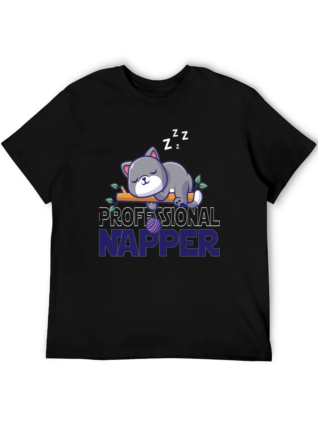 Professional Napper Cat T-Shirt