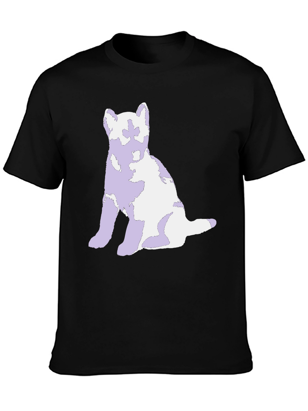 Dog Graphic Black T-Shirt