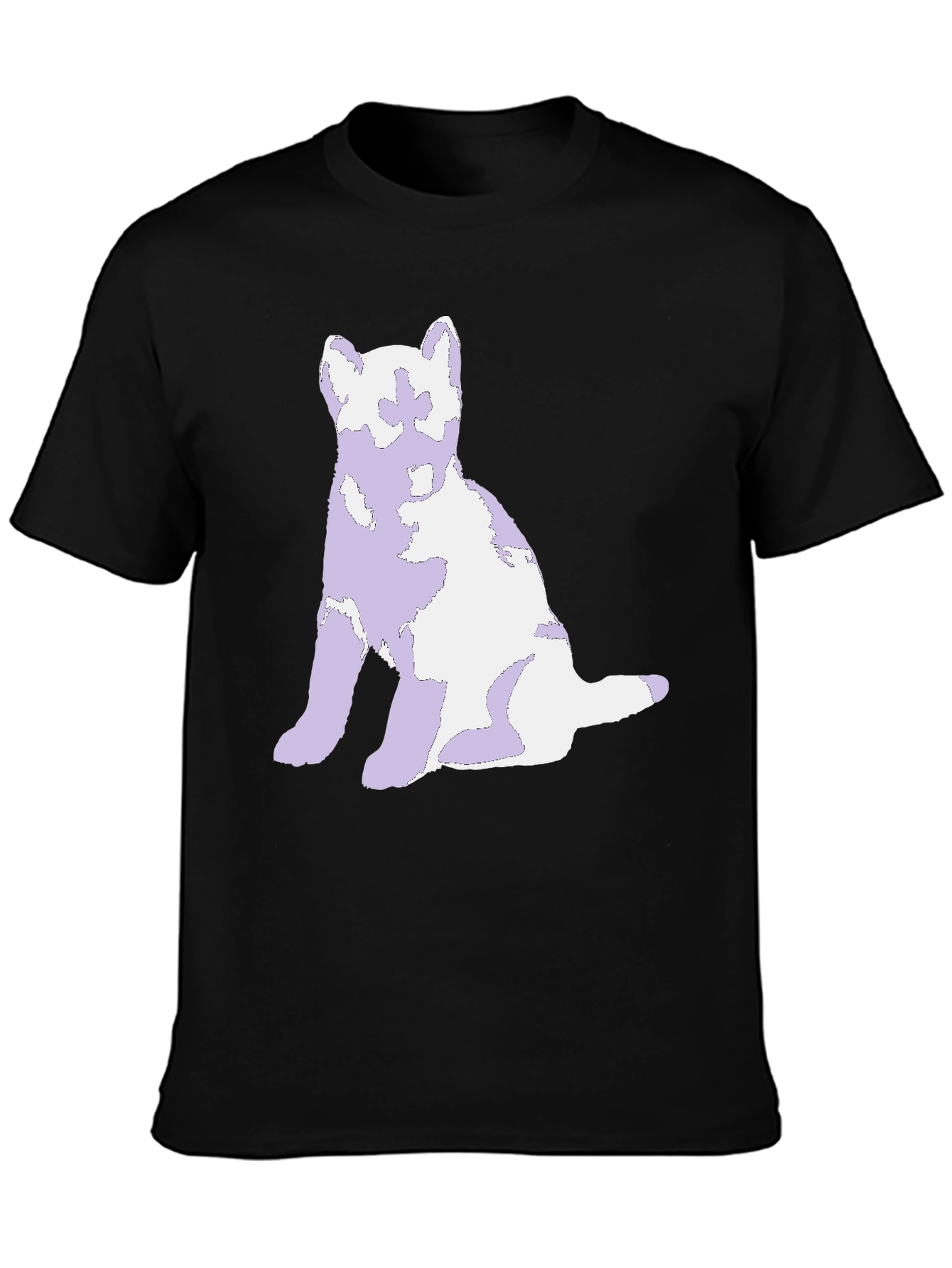 Dog Graphic Black T-Shirt
