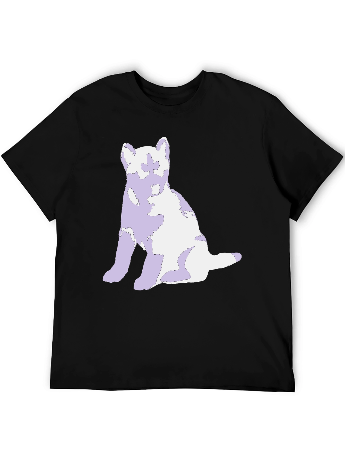 Dog Graphic Black T-Shirt