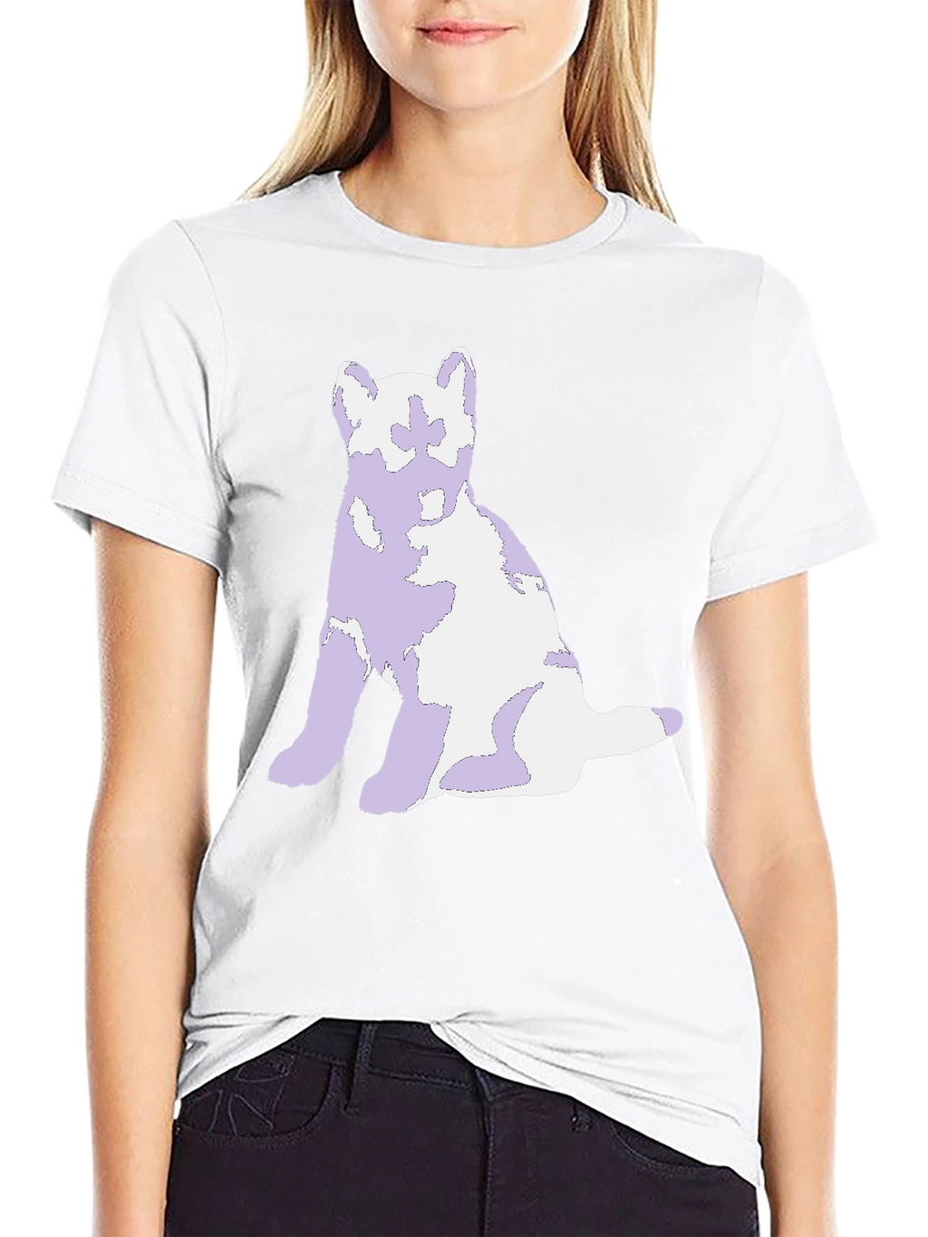 Dog Graphic Black T-Shirt