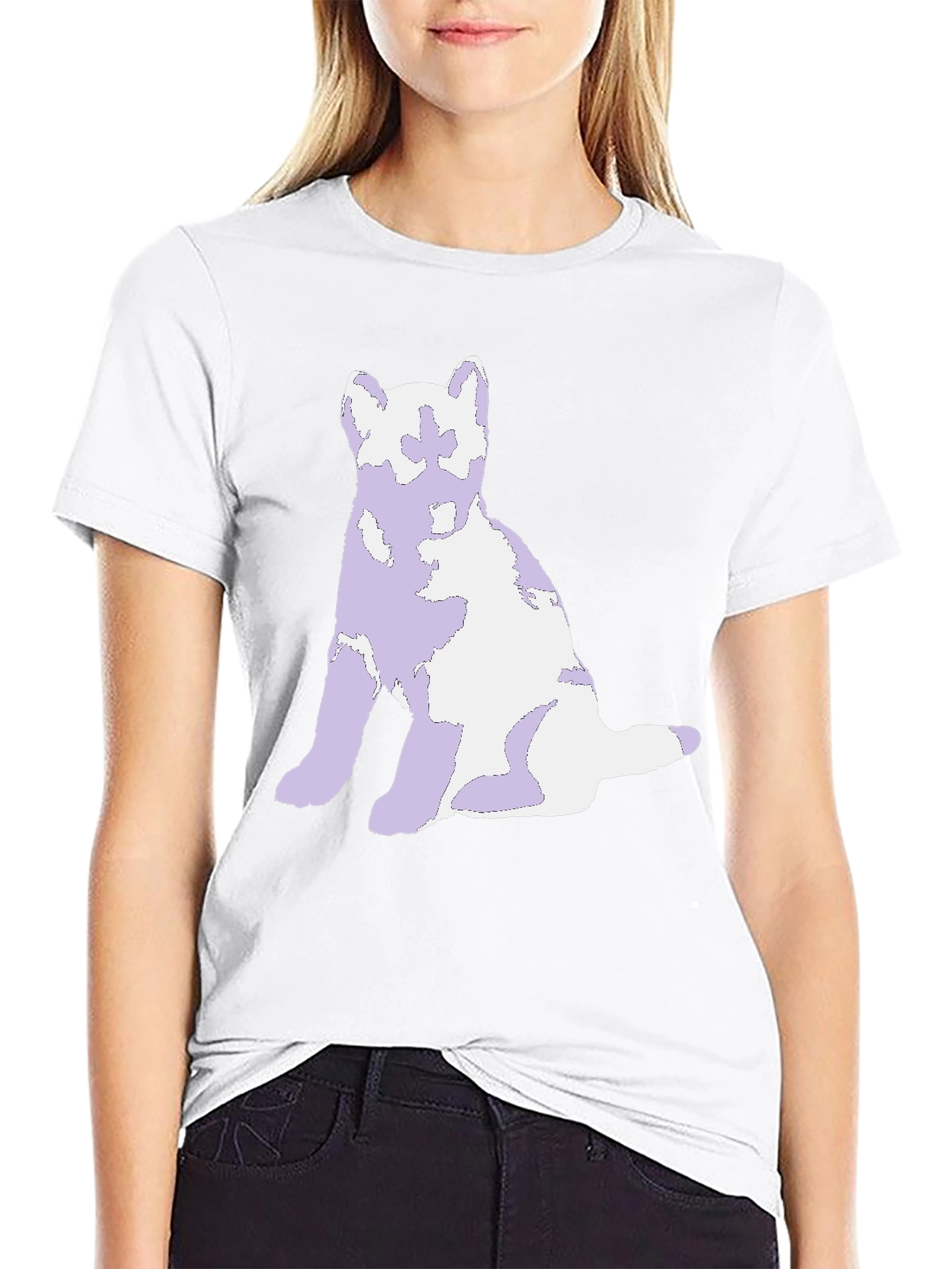Dog Graphic Black T-Shirt