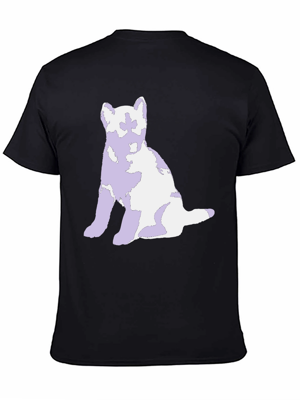 Dog Graphic Black T-Shirt