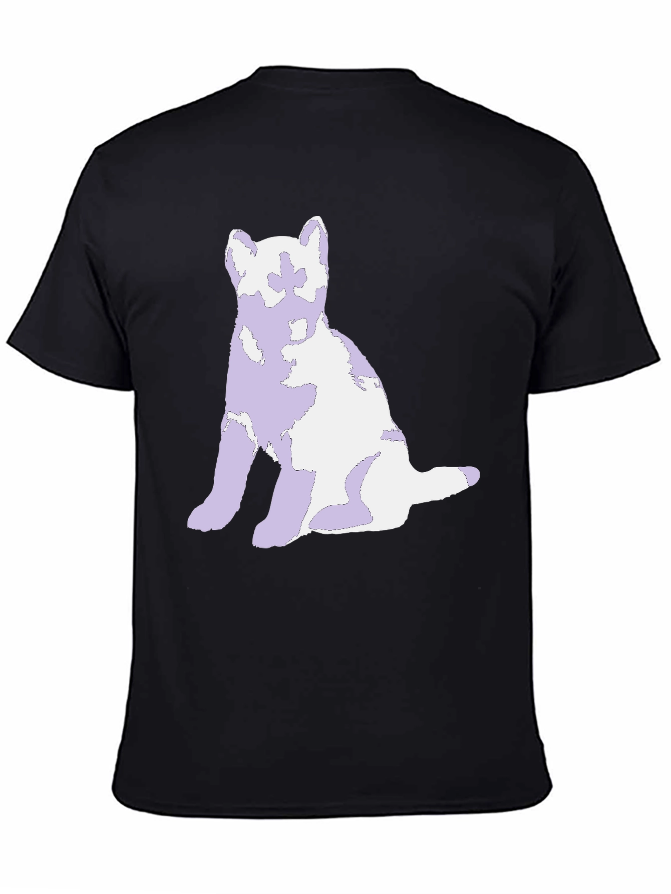 Dog Graphic Black T-Shirt