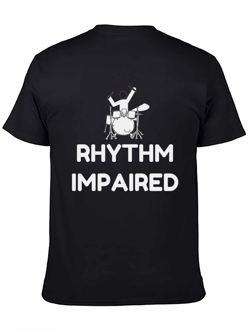 Rhythm Impaired Drummer Graphic Tee