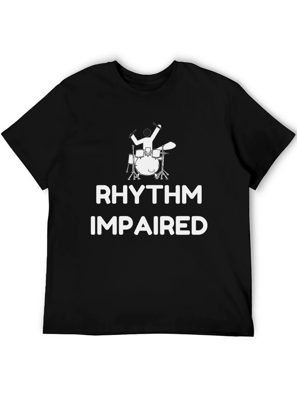 Rhythm Impaired Drummer Graphic Tee