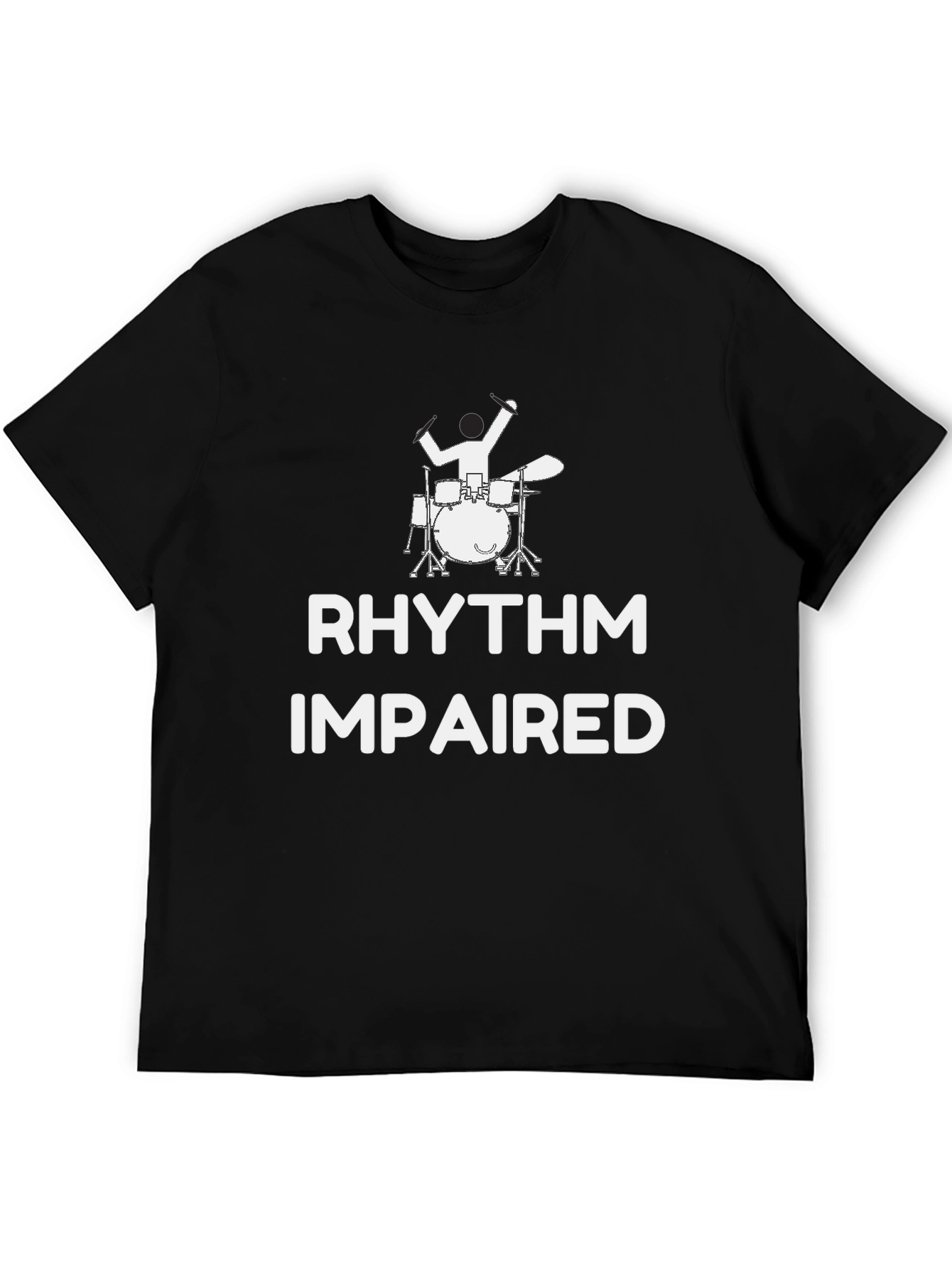 Rhythm Impaired Drummer Graphic Tee