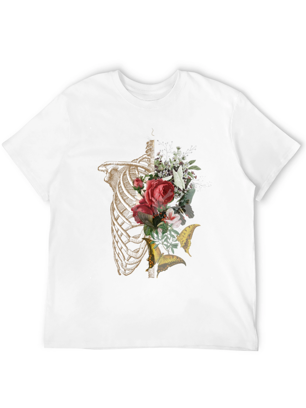 Floral Rib Cage Graphic Tee